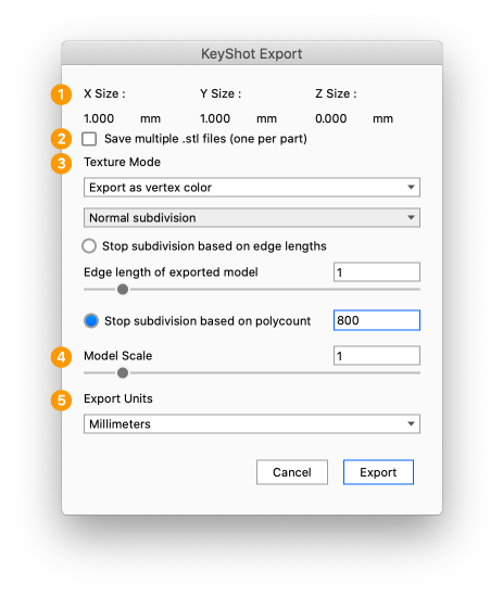 Export Formats